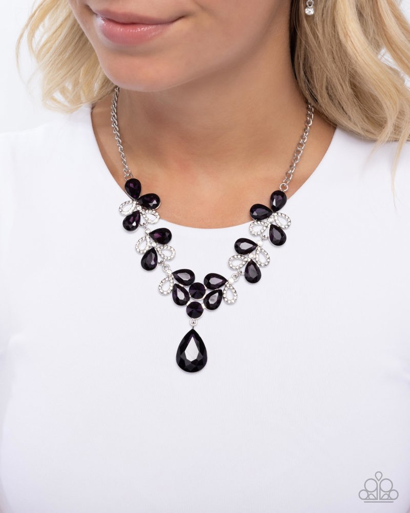 Solo Exhibition Purple Necklace
