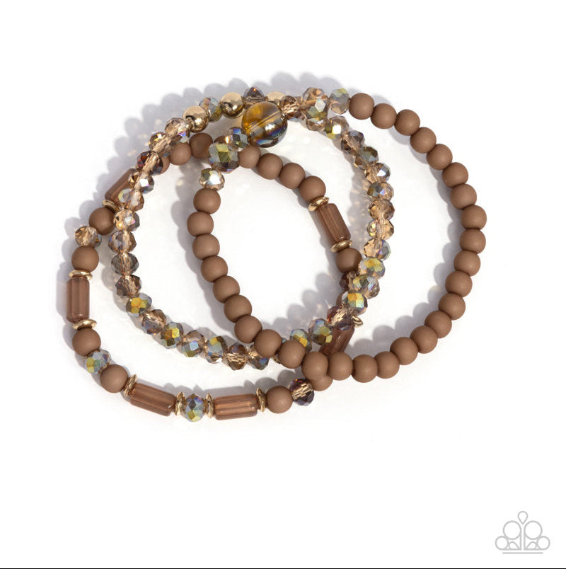 Dreamy Dance Brown Bracelet