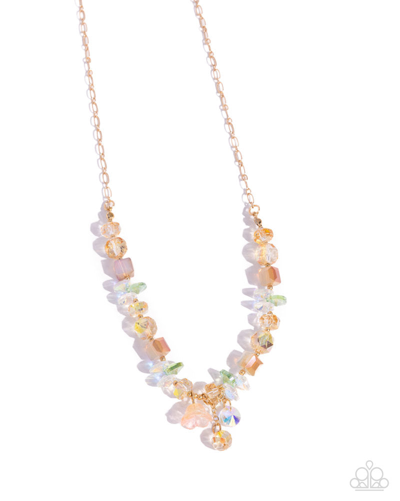 Tasteful Tulip Orange Necklace