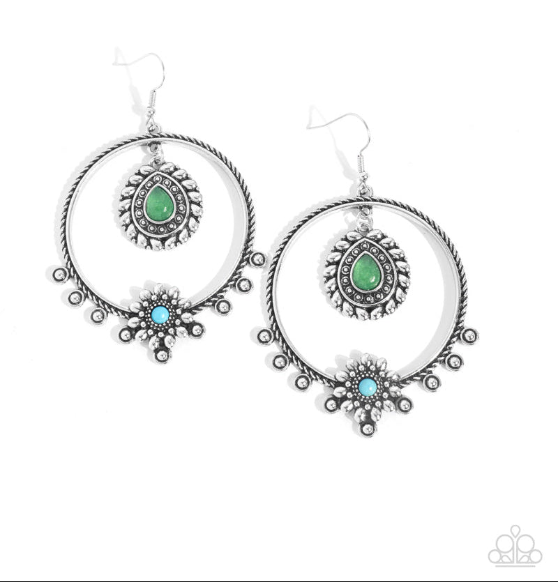 Neutral Nuance Green Earrings