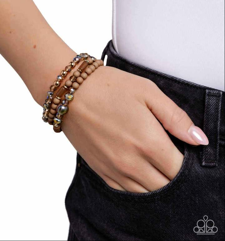 Dreamy Dance Brown Bracelet