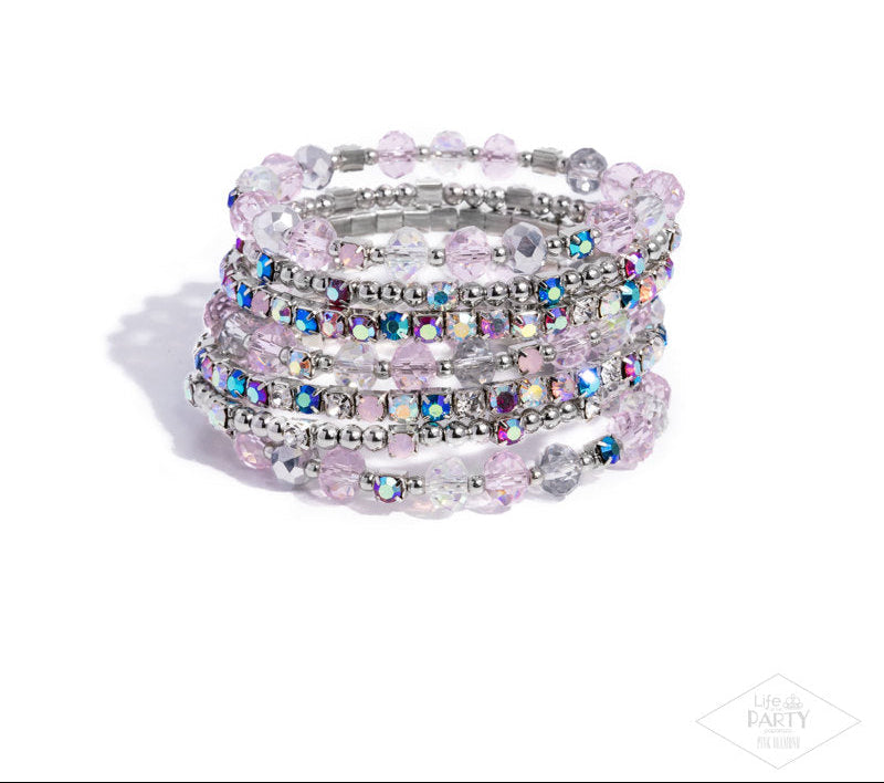 Sizzling Stack Multi Coil Bracelet