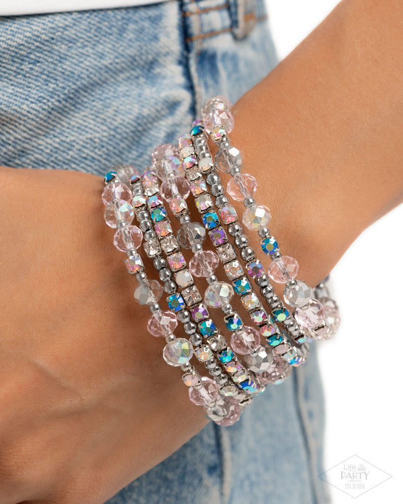 Sizzling Stack Multi Coil Bracelet