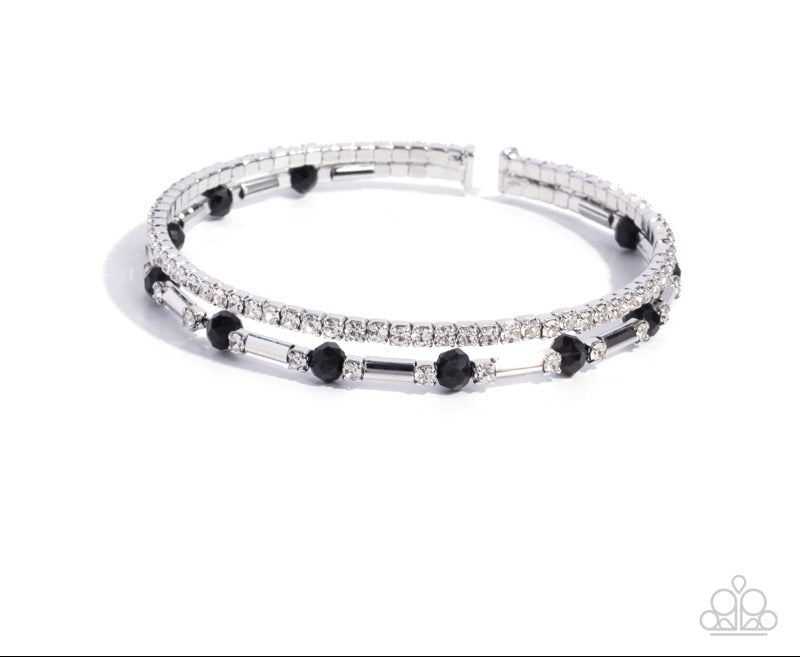 Publicity Pizzazz Black Bracelet