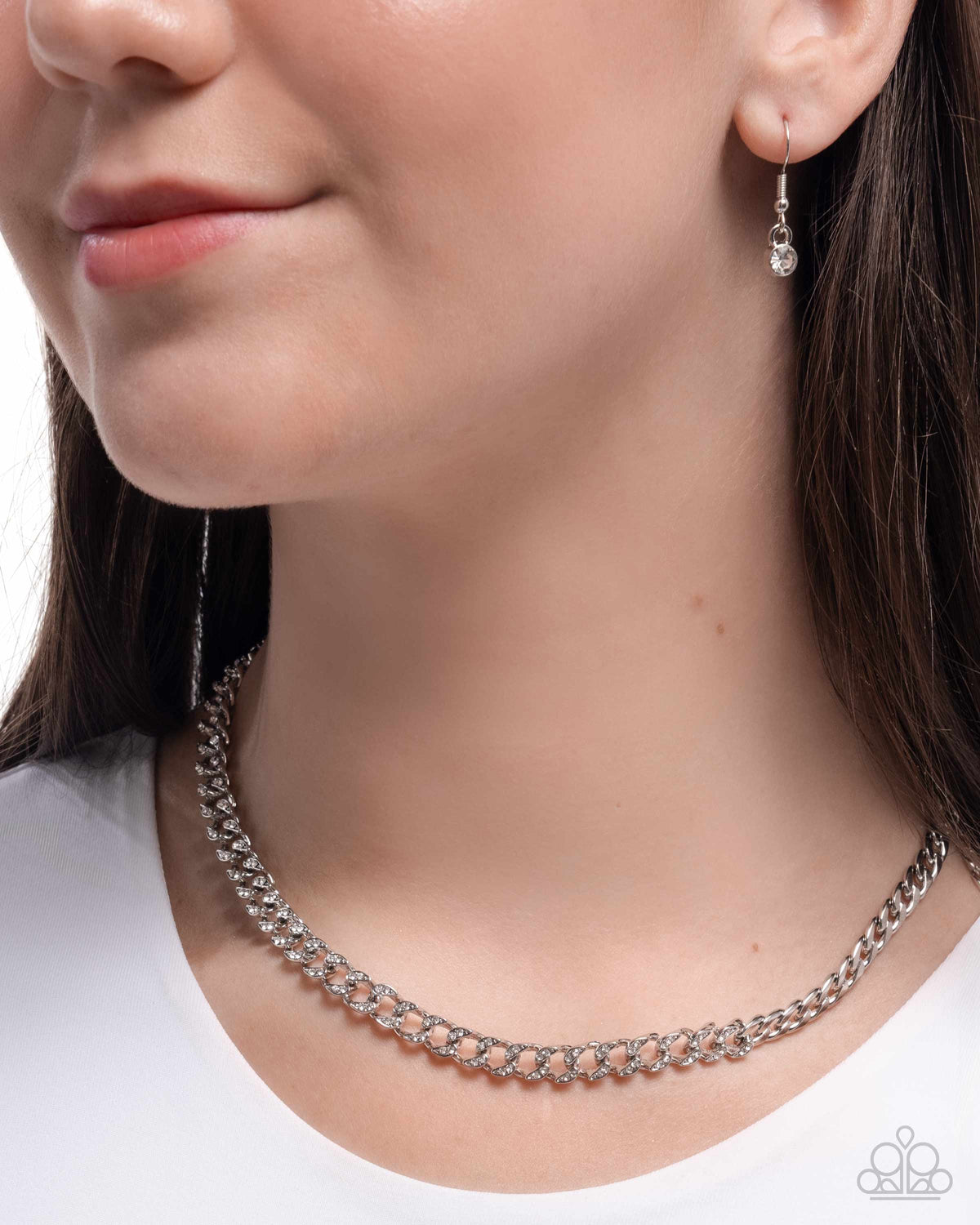 Modular Maven White Necklace
