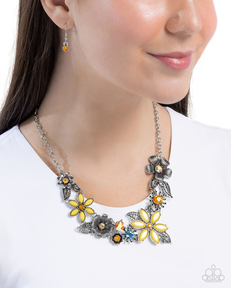 GARDEN My Sparkle Yellow Necklace