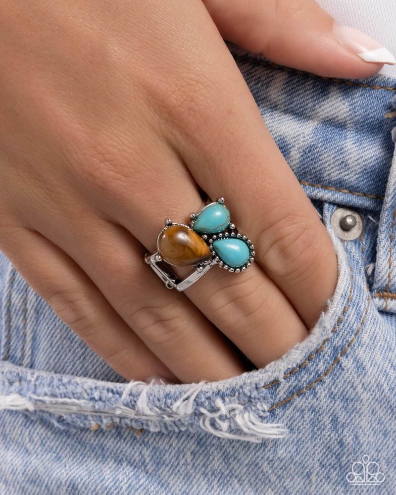 Themed Trio Brown Ring