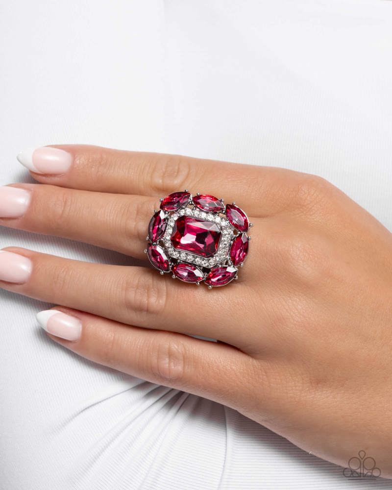 Follow Suit Pink Ring