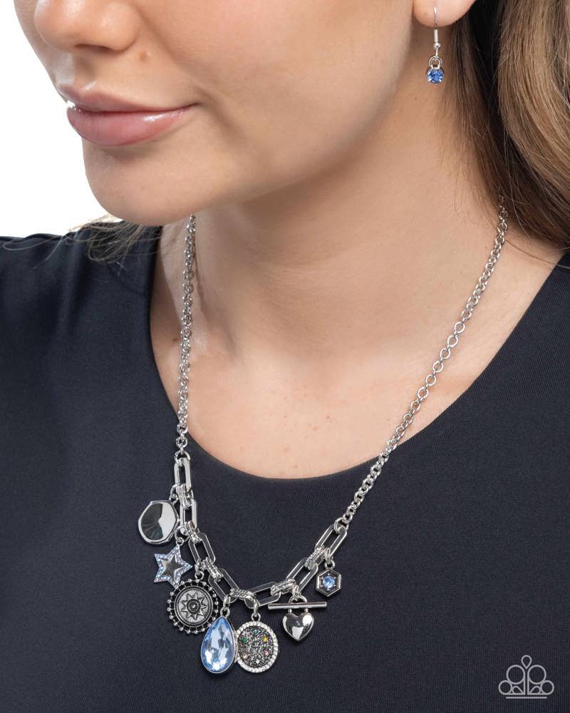 Welcome to the Show Blue Necklace