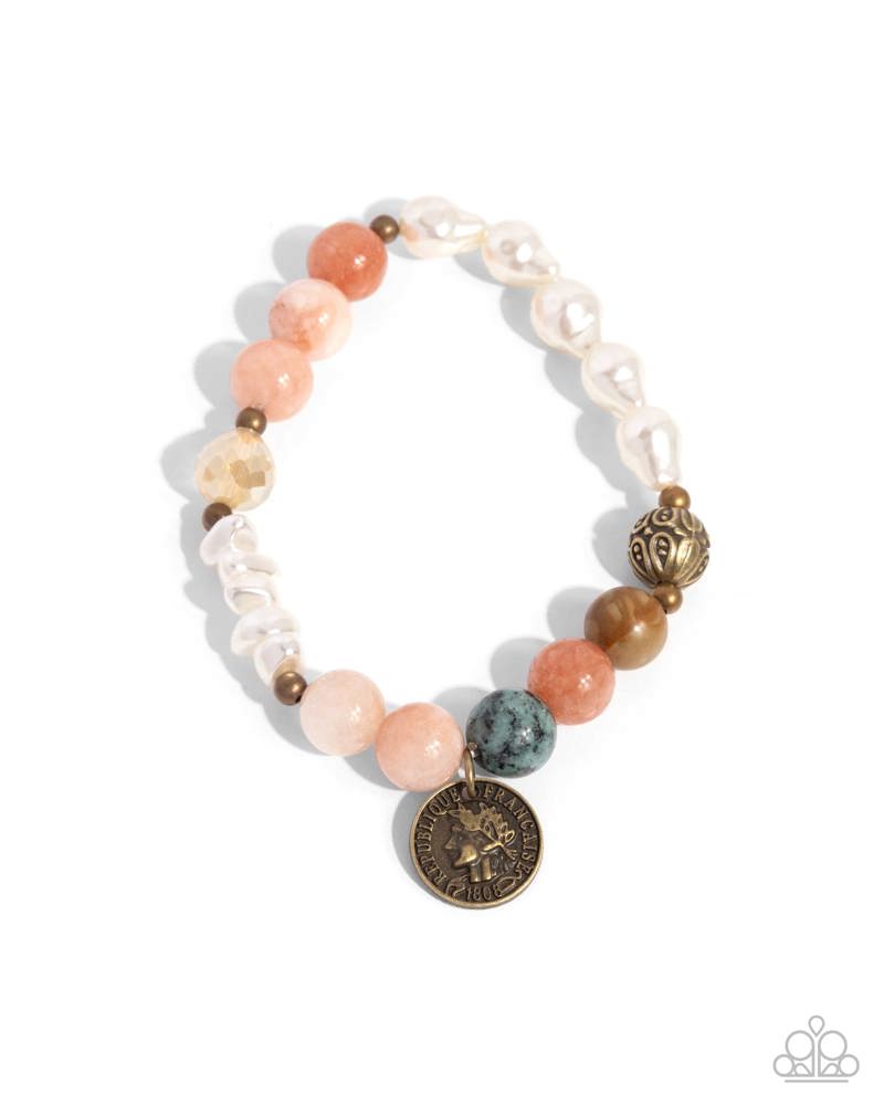 Chic Currency Orange Bracelet