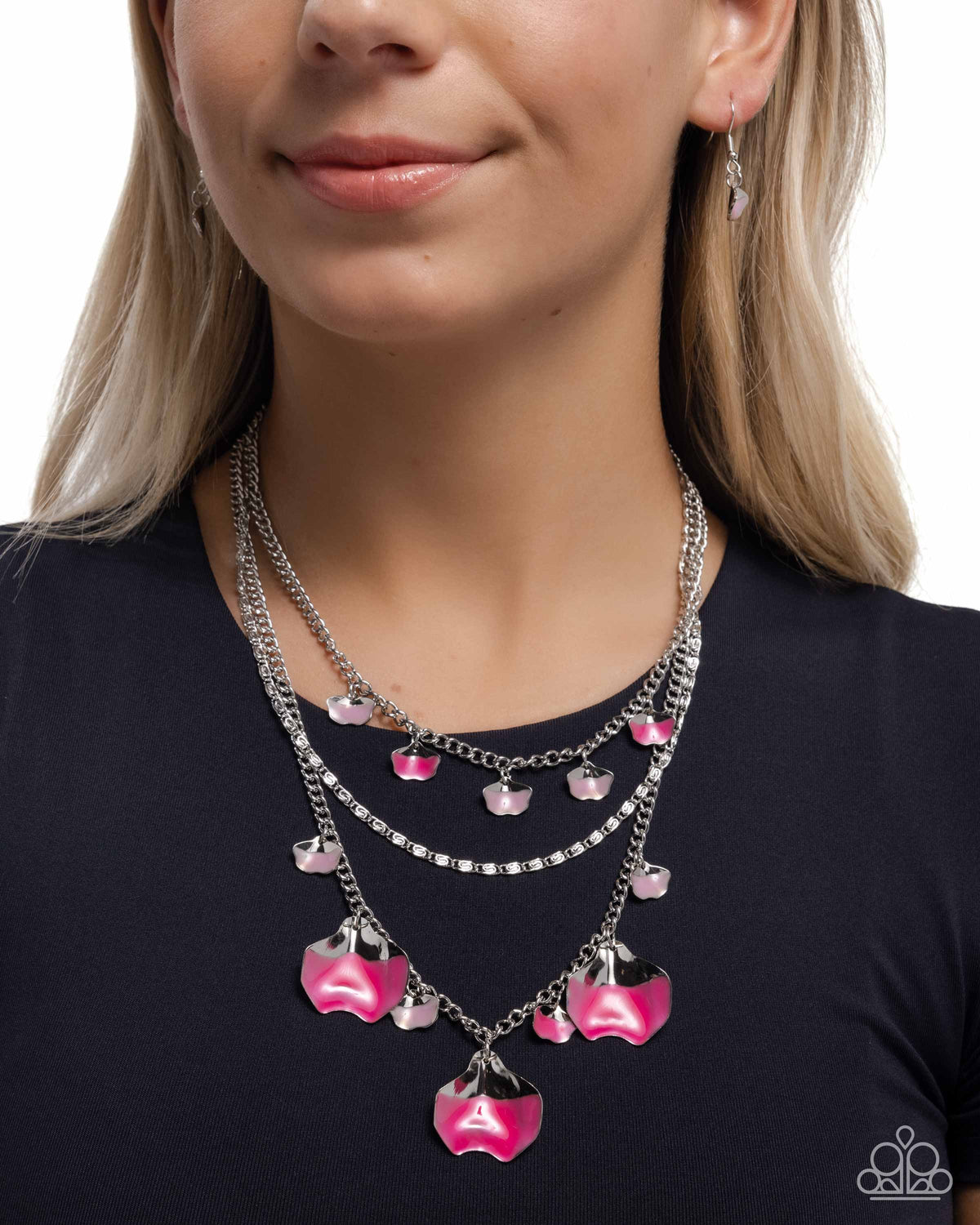 Forward Fashion Pink Necklace