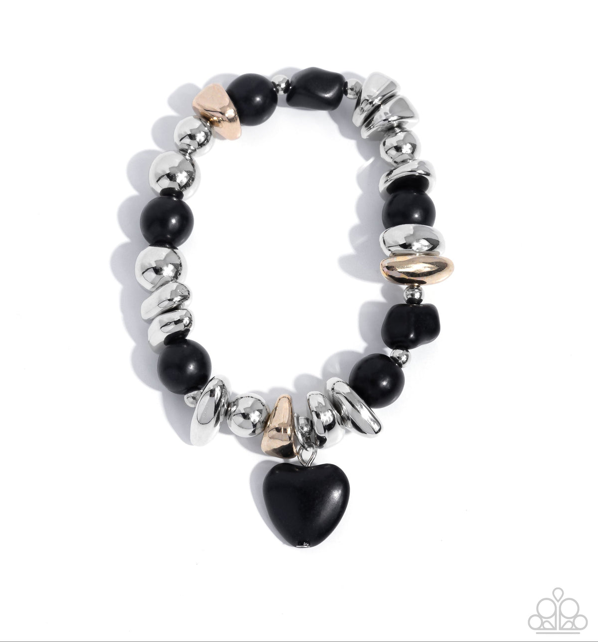 Adorably Asymmetrical Black Bracelet