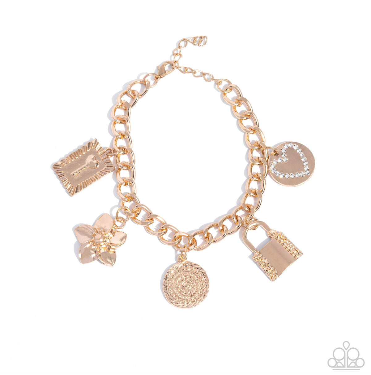 Monochromatic Mayhem Gold Bracelet