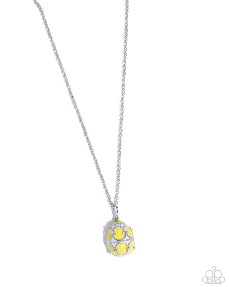 Elevated Easter Yellow Necklace