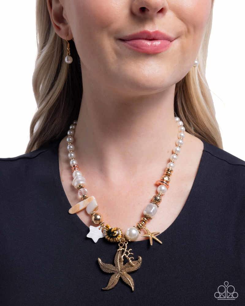 Coastal Cameo Multi Necklace