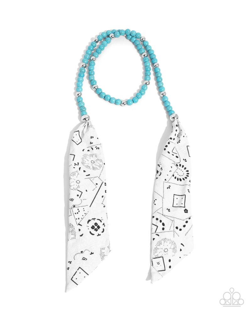 Bandana Ballad Blue Necklace