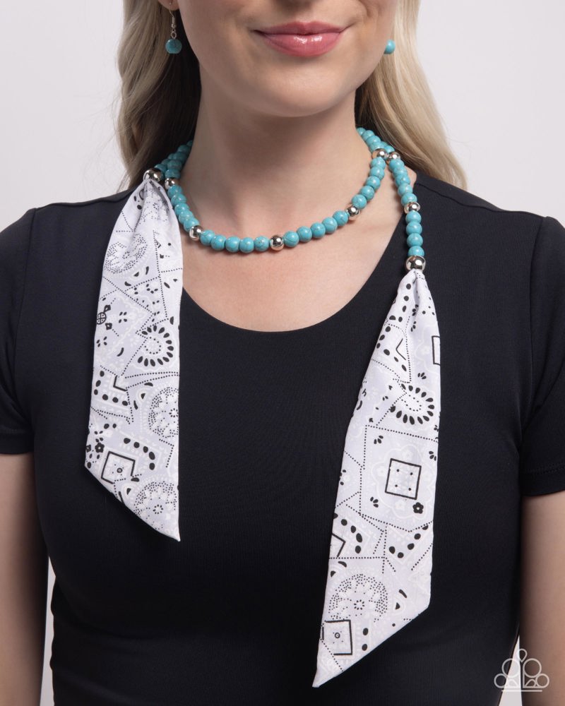 Bandana Ballad Blue Necklace