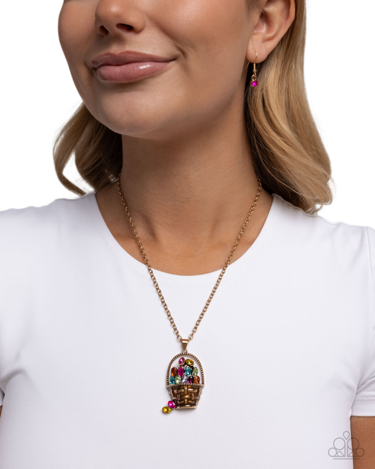 Easter Basket Brilliance Multi Necklace