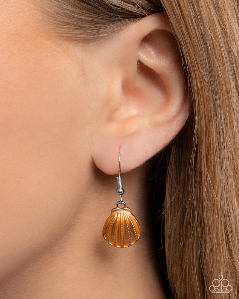Oceanic Octave Orange Necklace