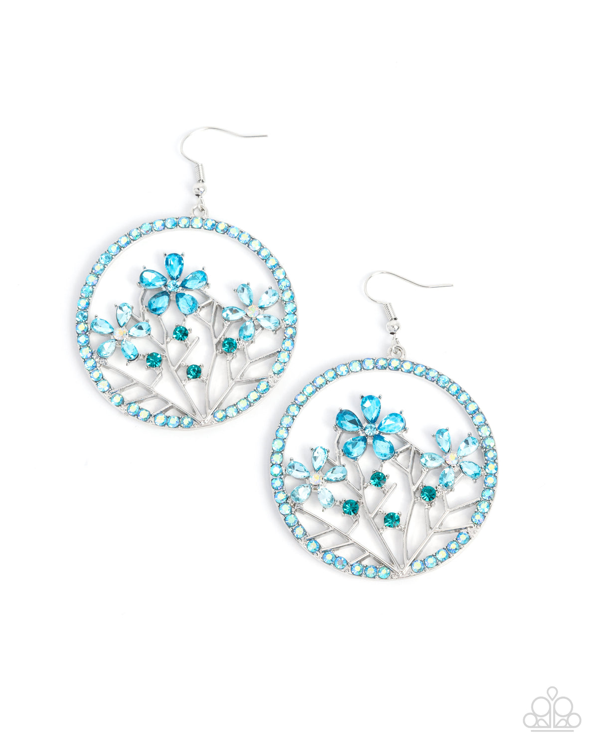 Basic Bouquet Blue Earrings