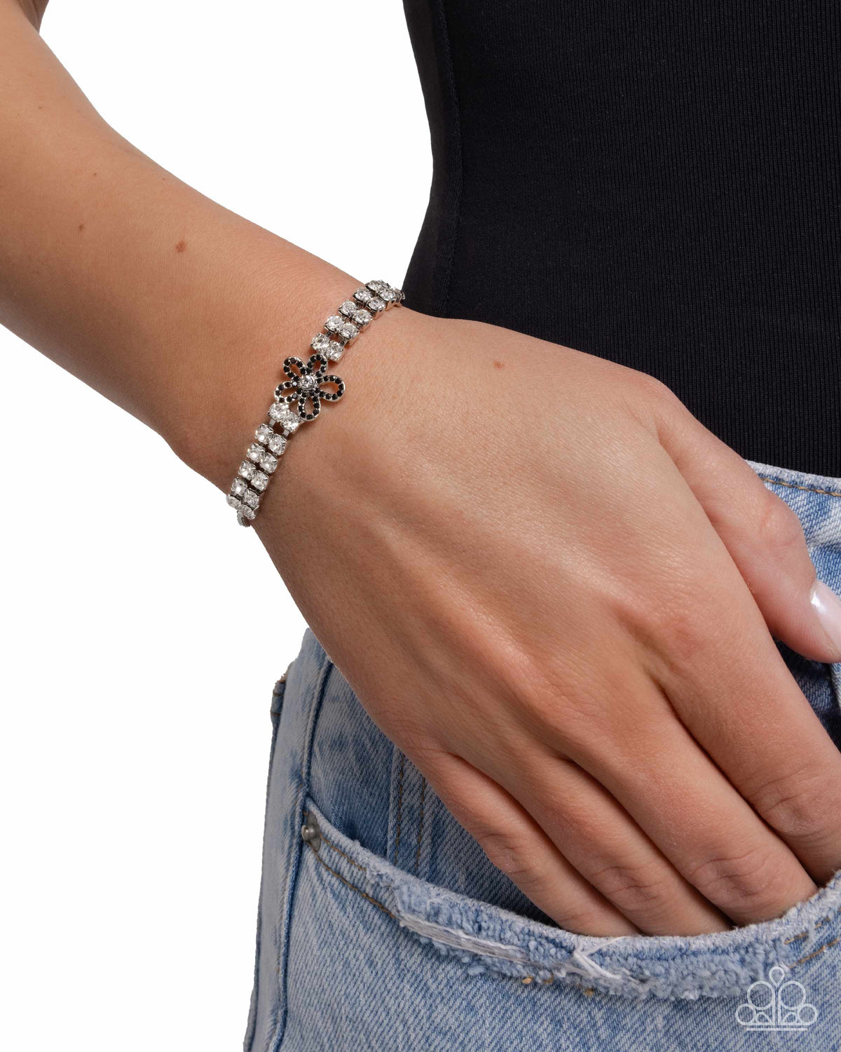 Blooming Breakthrough Black Bracelet