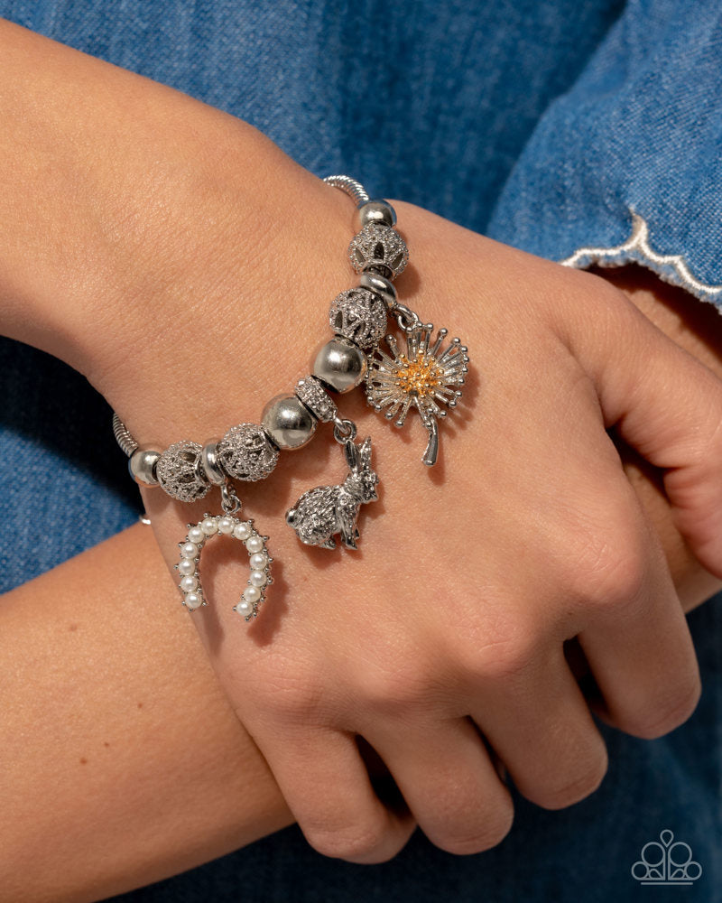 Graceful Godsend White Bracelet