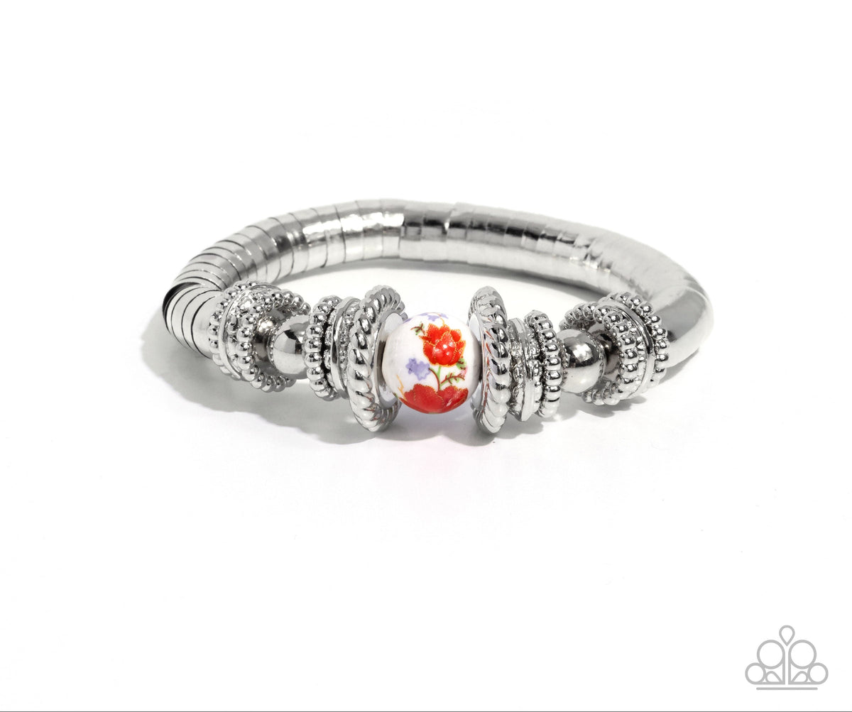 Ceramic Combo Red Bracelet