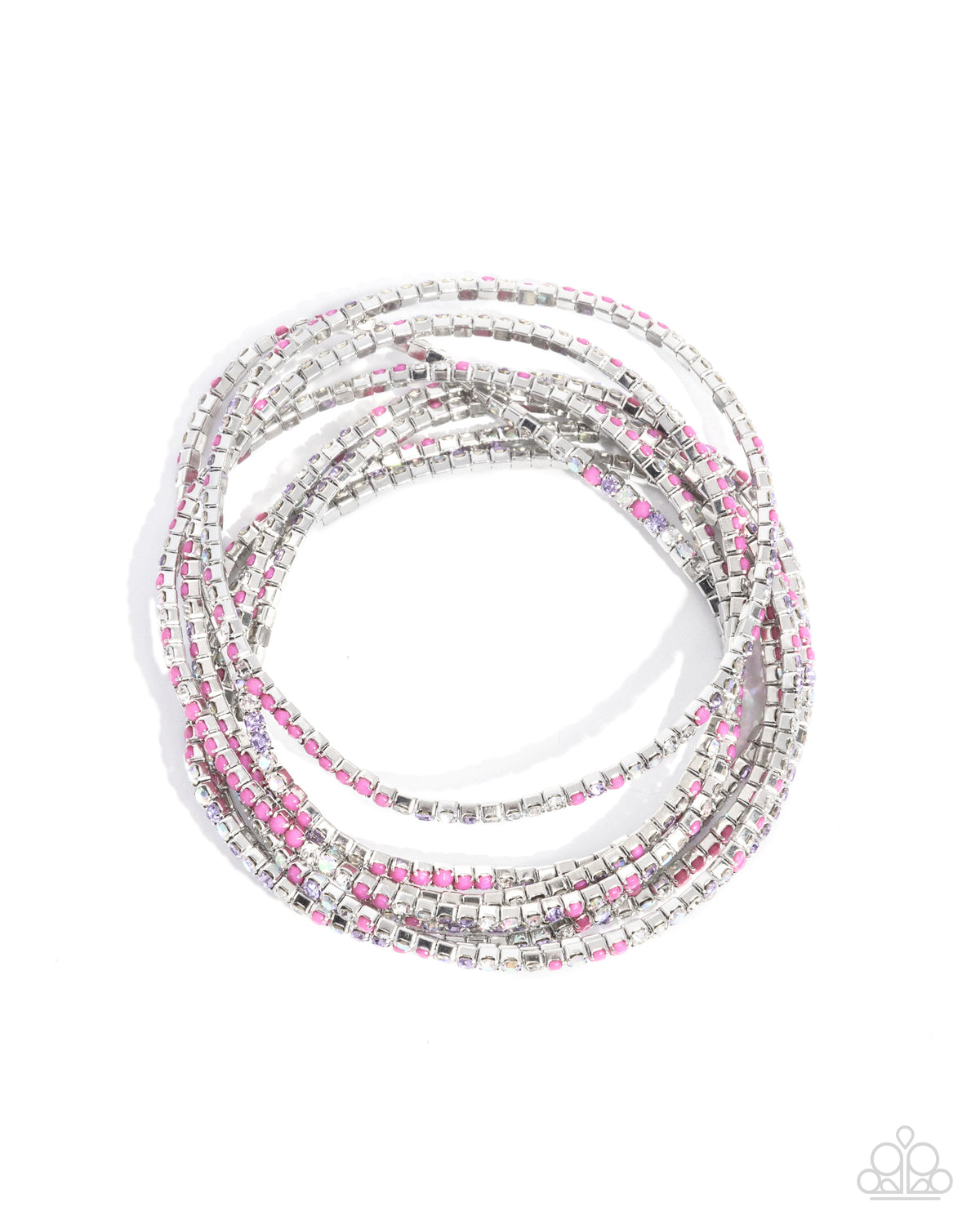 Candlelight Cascade Purple Bracelet