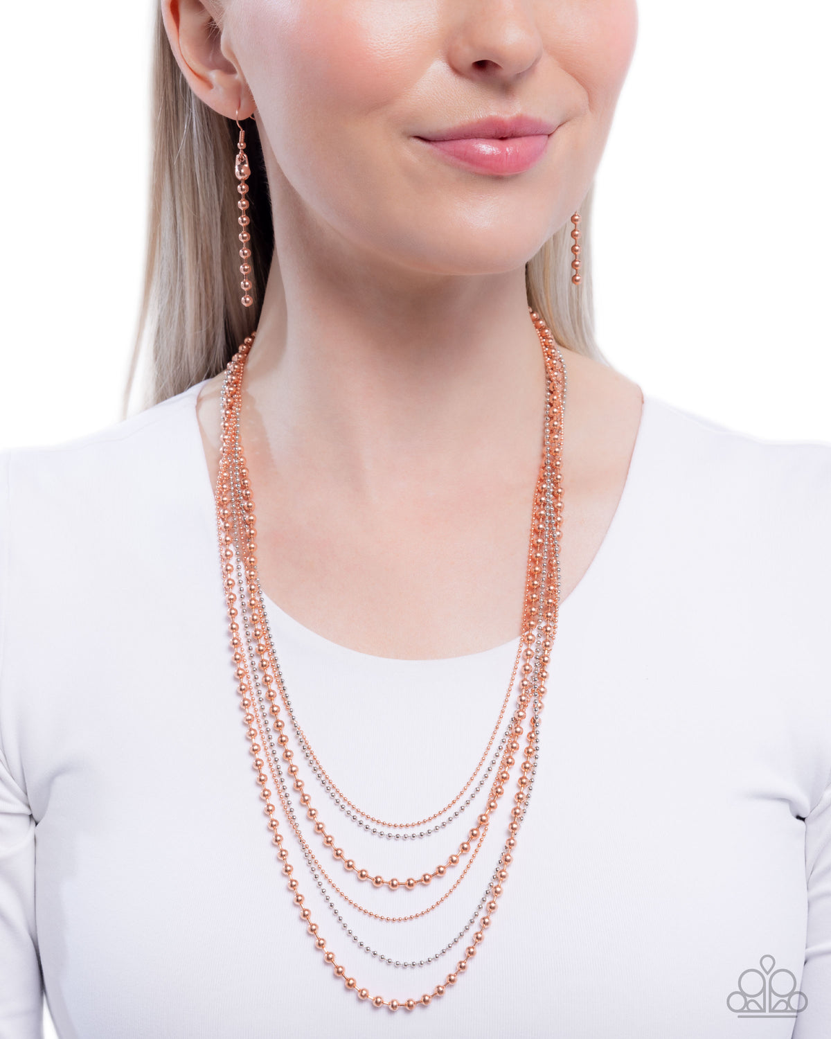 Lockdown Layers Copper Necklace