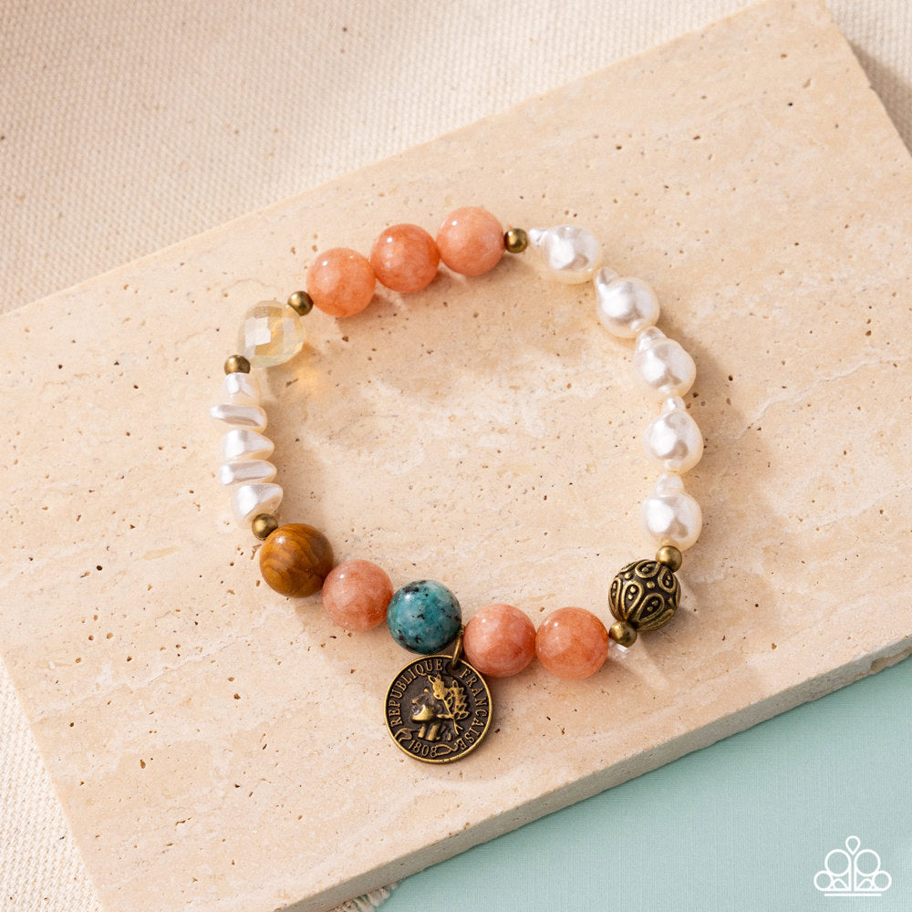 Chic Currency Orange Bracelet