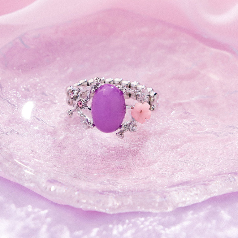 Oval Occupation Purple Ring