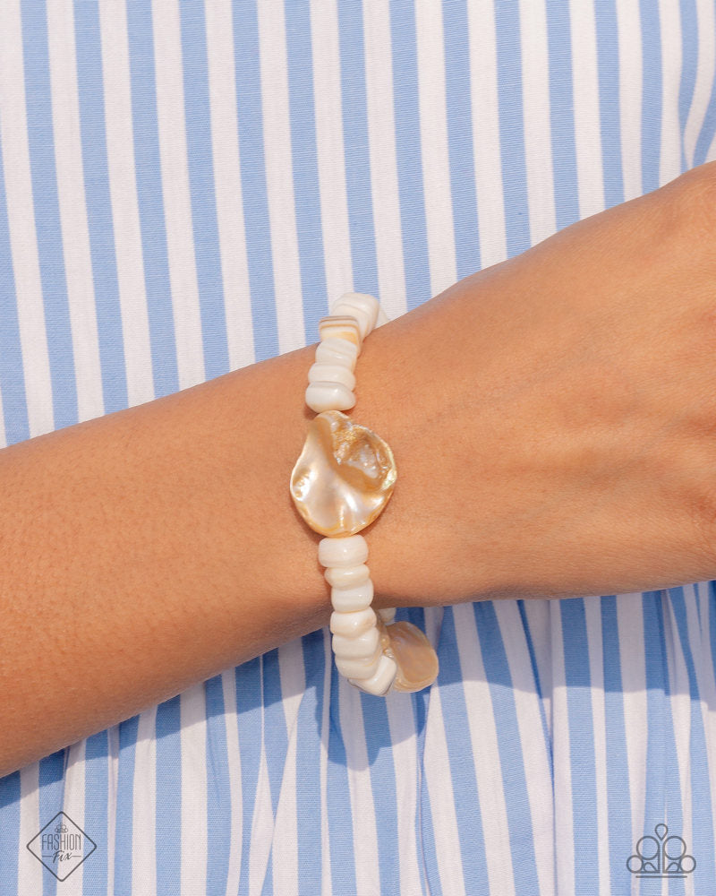 Coastal Caliber White Bracelet