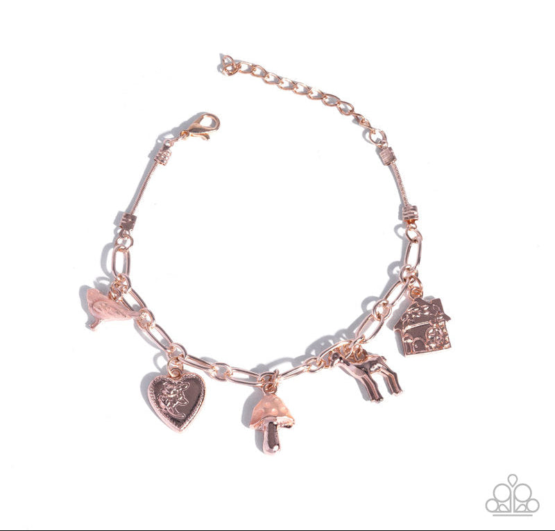 Fairytale Flourish Rose Gold Bracelet