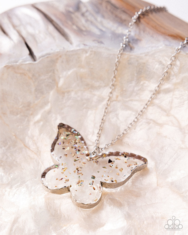 Skyward Shells Silver Necklace
