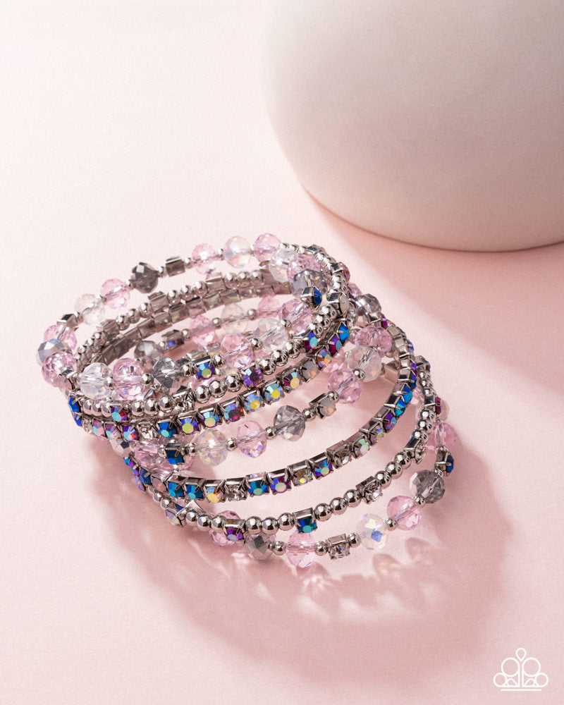 Sizzling Stack Multi Coil Bracelet