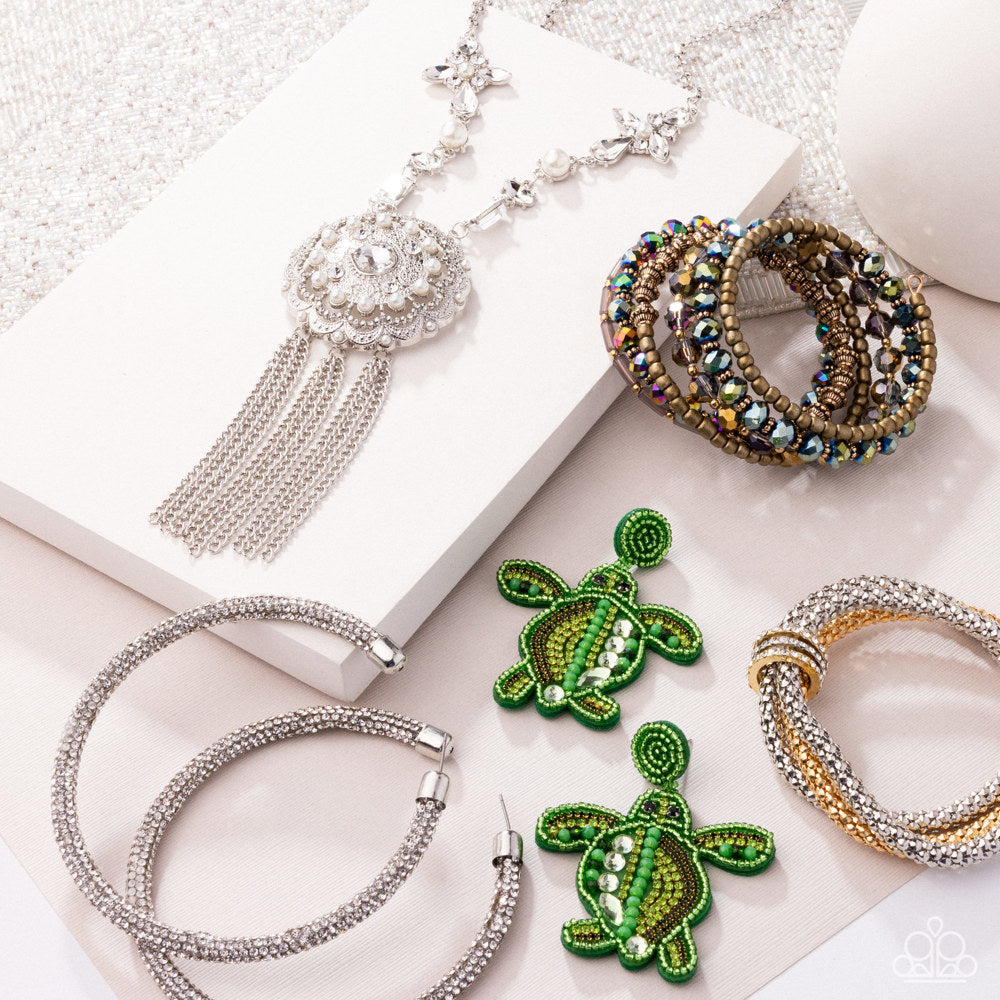 Stacked Surprise Multi Coil Bracelet