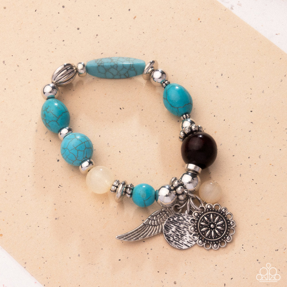 Earthy Eclecticism Blue Bracelet