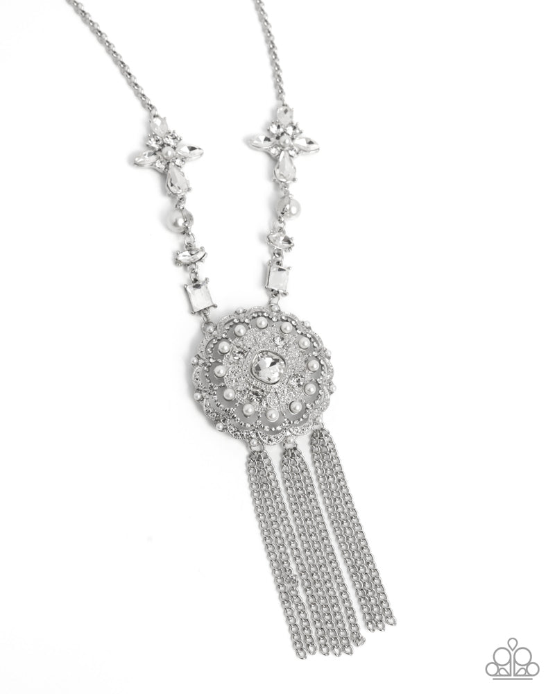 Virtuous Venture White Necklace