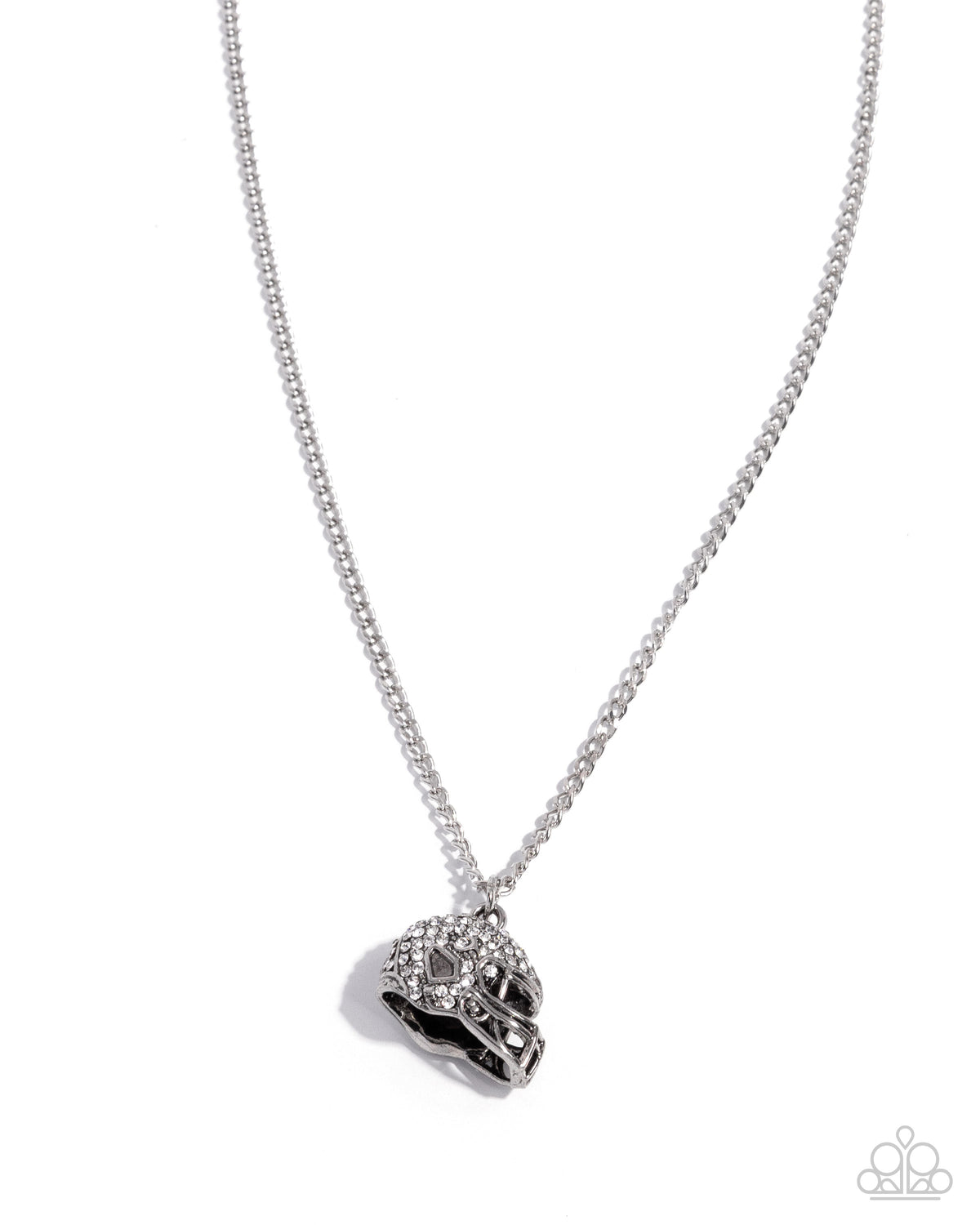 Quarterback Chic White Necklace