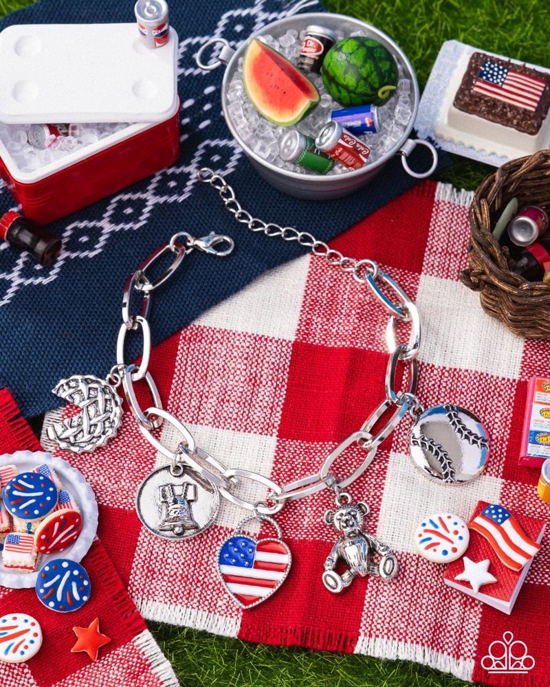 Adorably All American Red Bracelet