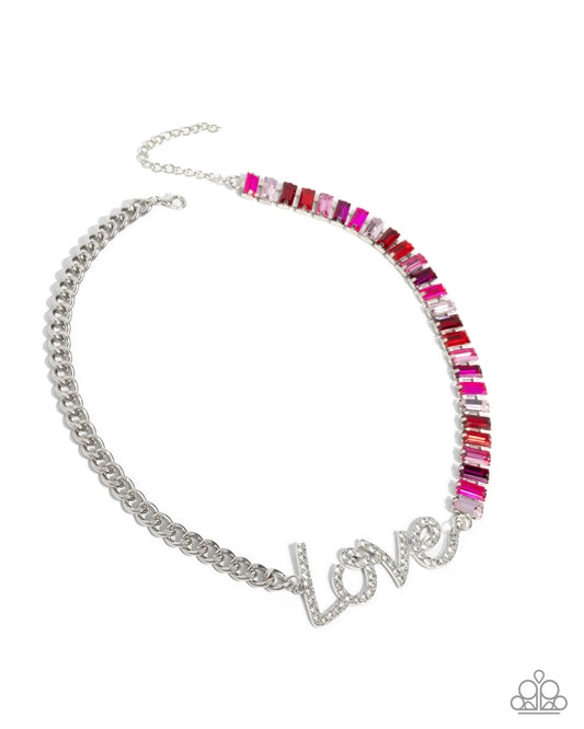 Lovely Contrast Multi Necklace