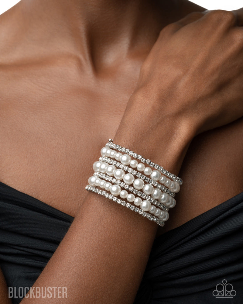 Finalized Flair White Bracelet