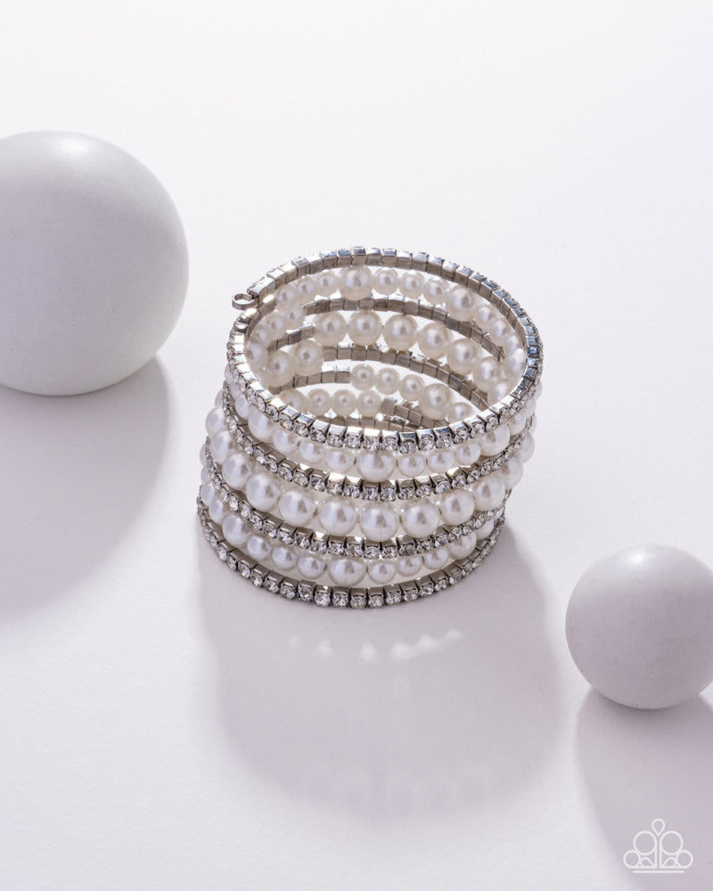 Finalized Flair White Bracelet
