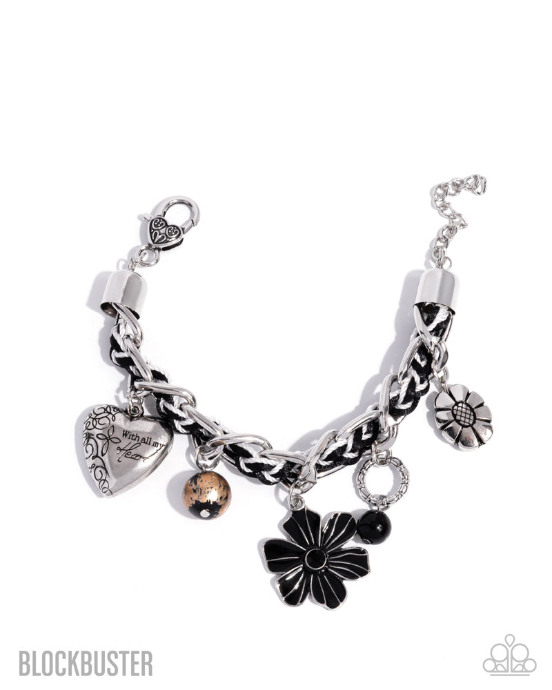 Equally Enchanted Black Bracelet