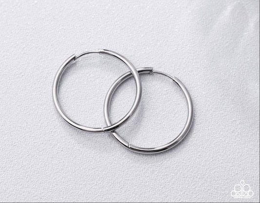 Surmounting Sheen Stainless Hoops