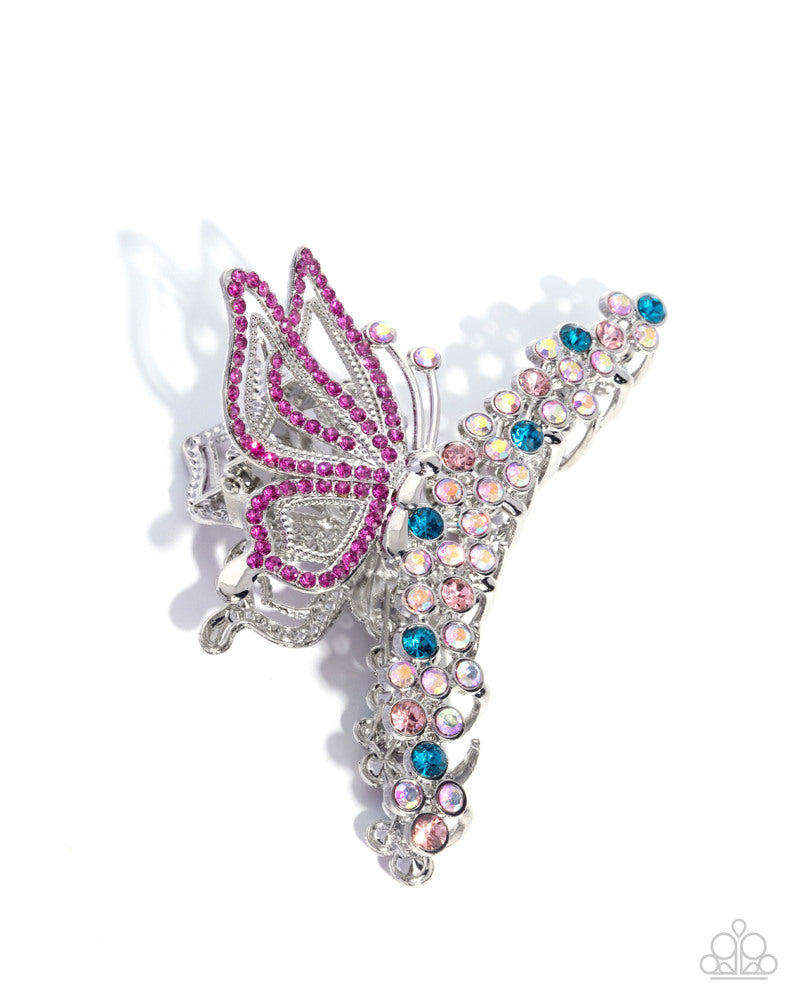 Admirable Administration Pink Hair Clip