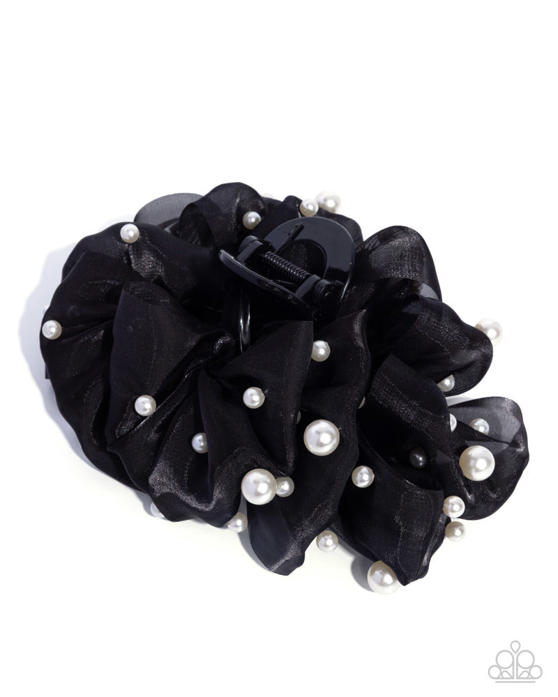 Pearl Page Black Hair Clip