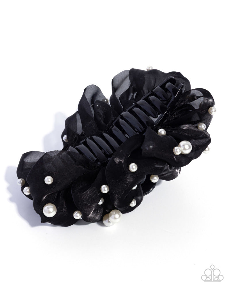 Pearl Page Black Hair Clip
