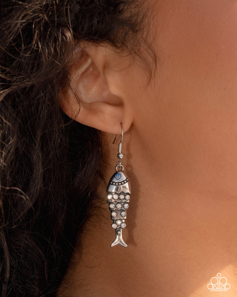 Coastal Cast Blue Earrings