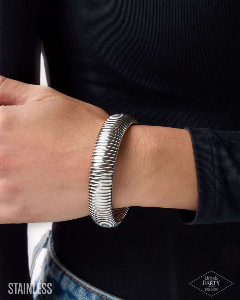Flashy Fringe Stainless Bracelet